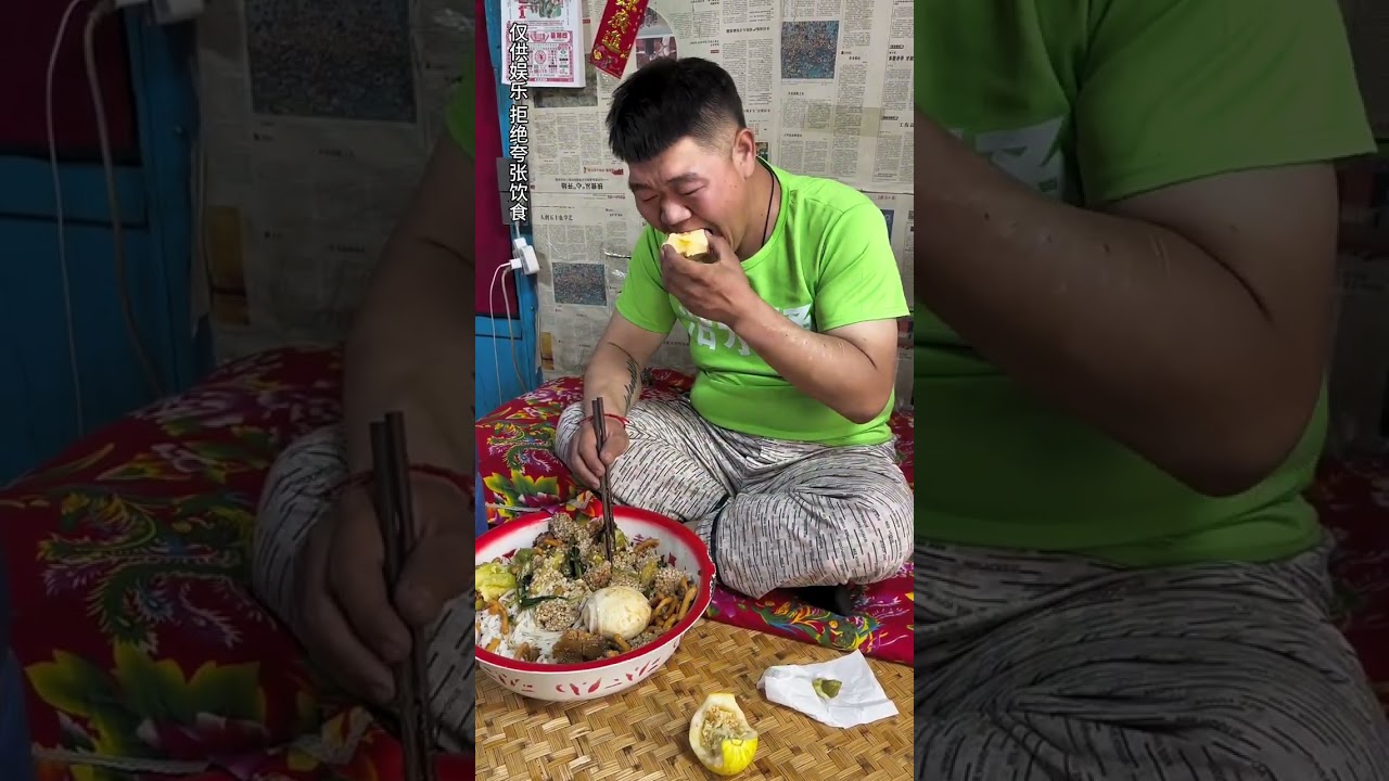 这高粱米粥一点谁都没有，都成坨了～ #内容启发分享计划 #剩菜剩饭 #记录真实生活 #记录农村美好生活189