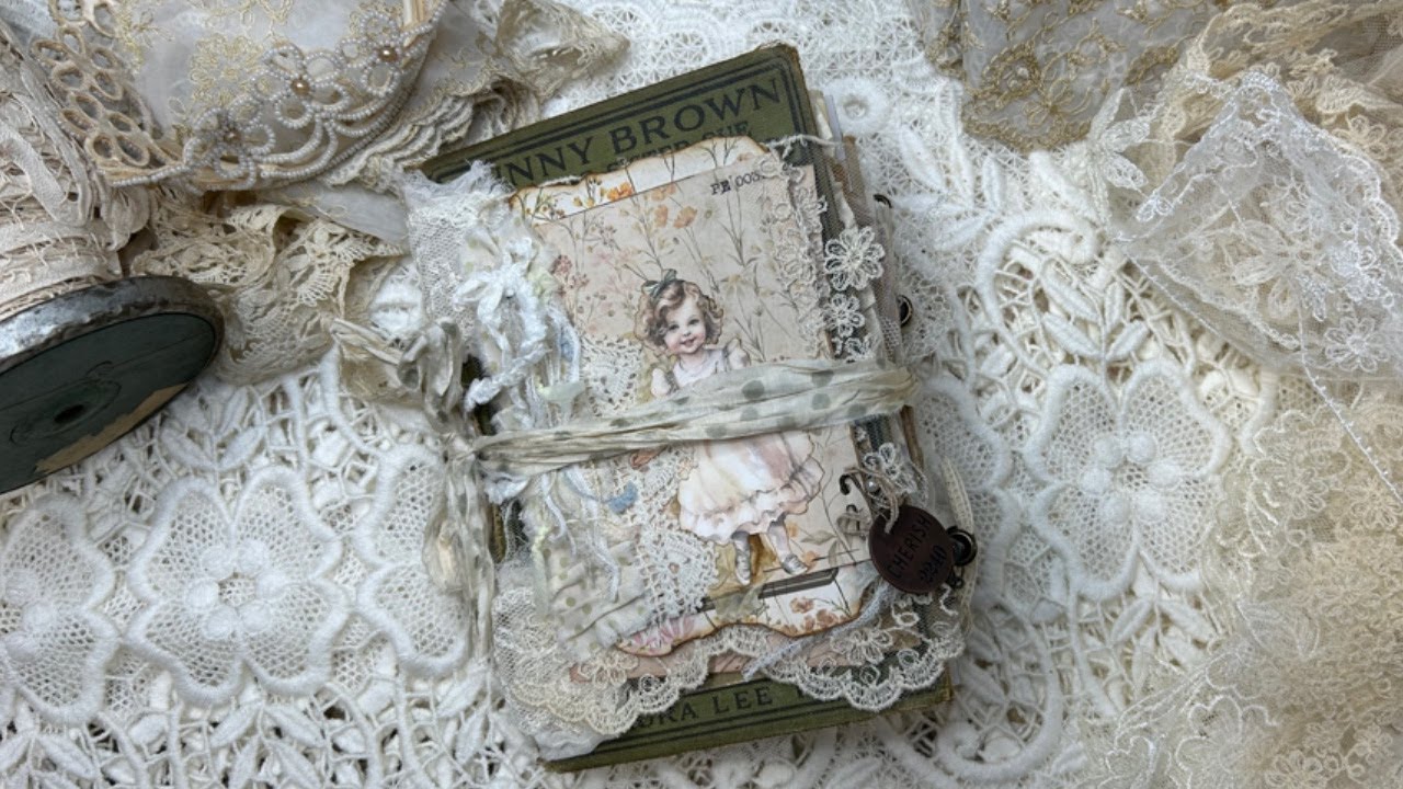 Open Spine  junk journal flip through