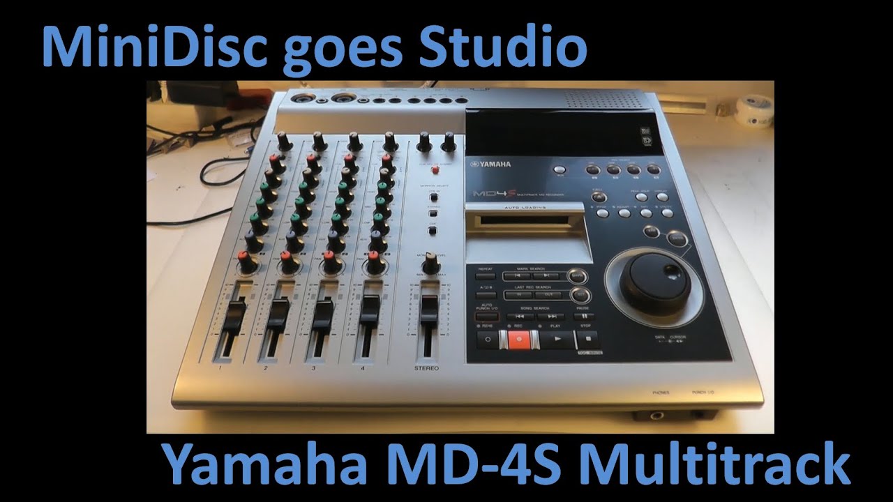 MiniDisc goes Studio: Yamaha MD-4S Multitrack Recorder