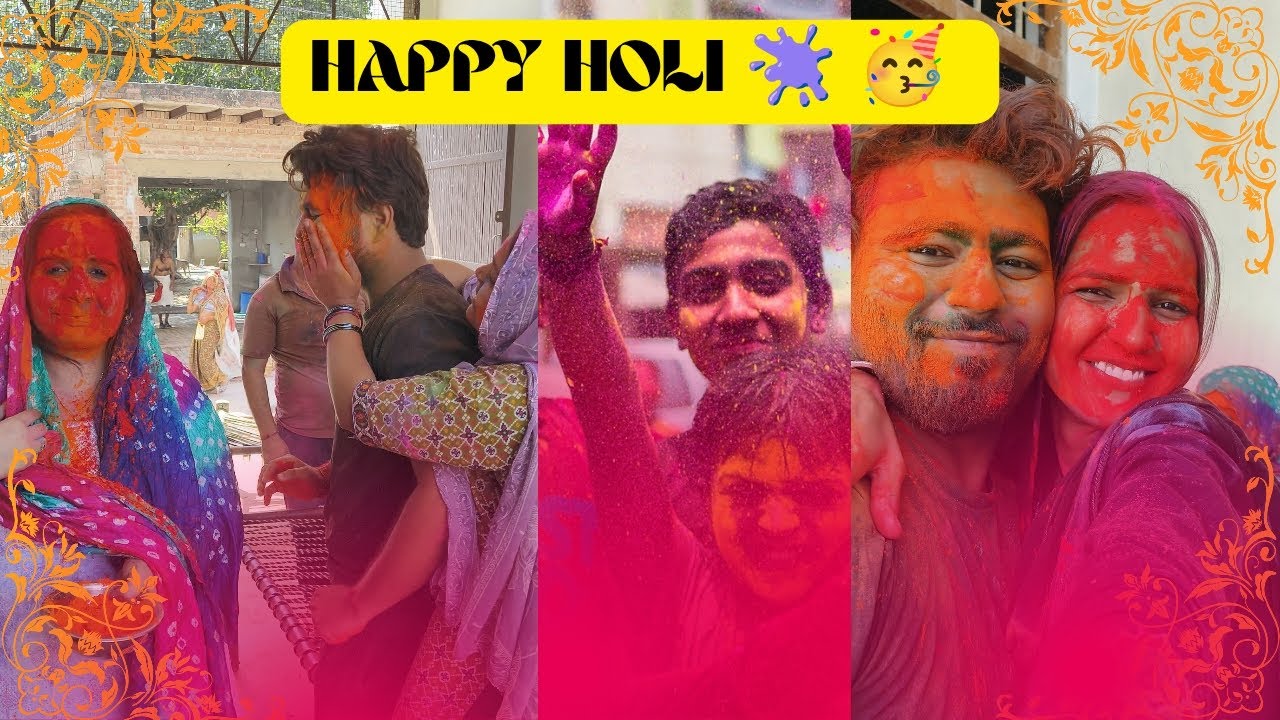 Holi Pee yee kiya kr diya crazy 🤣🫟🥳 