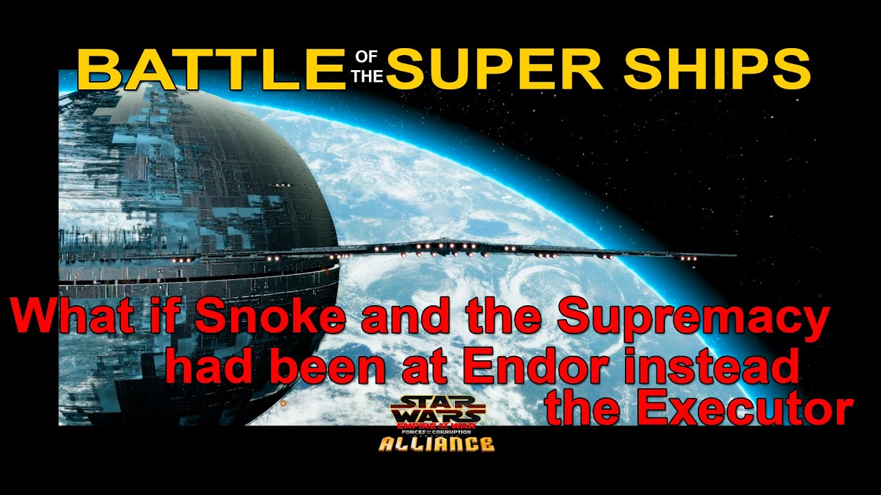 What if Snoke and the Supremacy had been at Endor instead the Executor