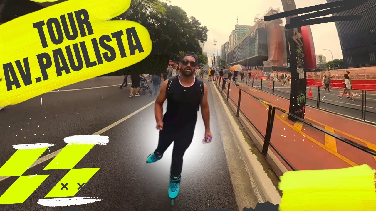 TOUR PELA AVENIDA PAULISTA EM UM DOMINGO DE PATINS