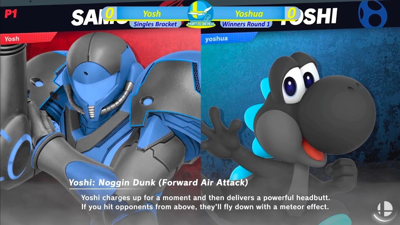 SocaSmash 167 Ultimate Singles: Yosh (Samus) vs Yoshua (Yoshi) Winners Round 1
