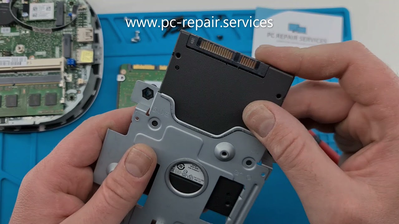 PC Repair Services Edinburgh - www.pc-repair.services - HP Pavilion Mini 300- Hard Drive replacement