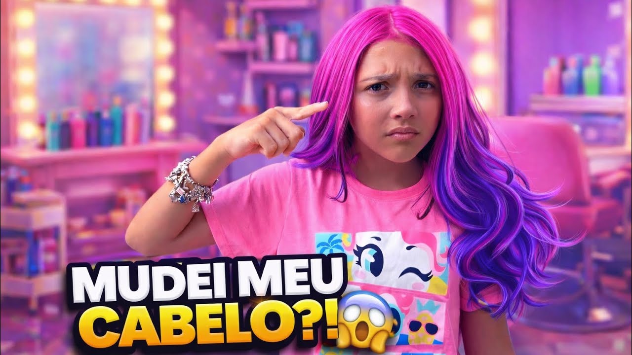 FIZ UMA MUDANÇA RADICAL NO MEU CABELO 😱 SERÁ QUE AS MINHAS AMIGAS GOSTARAM?