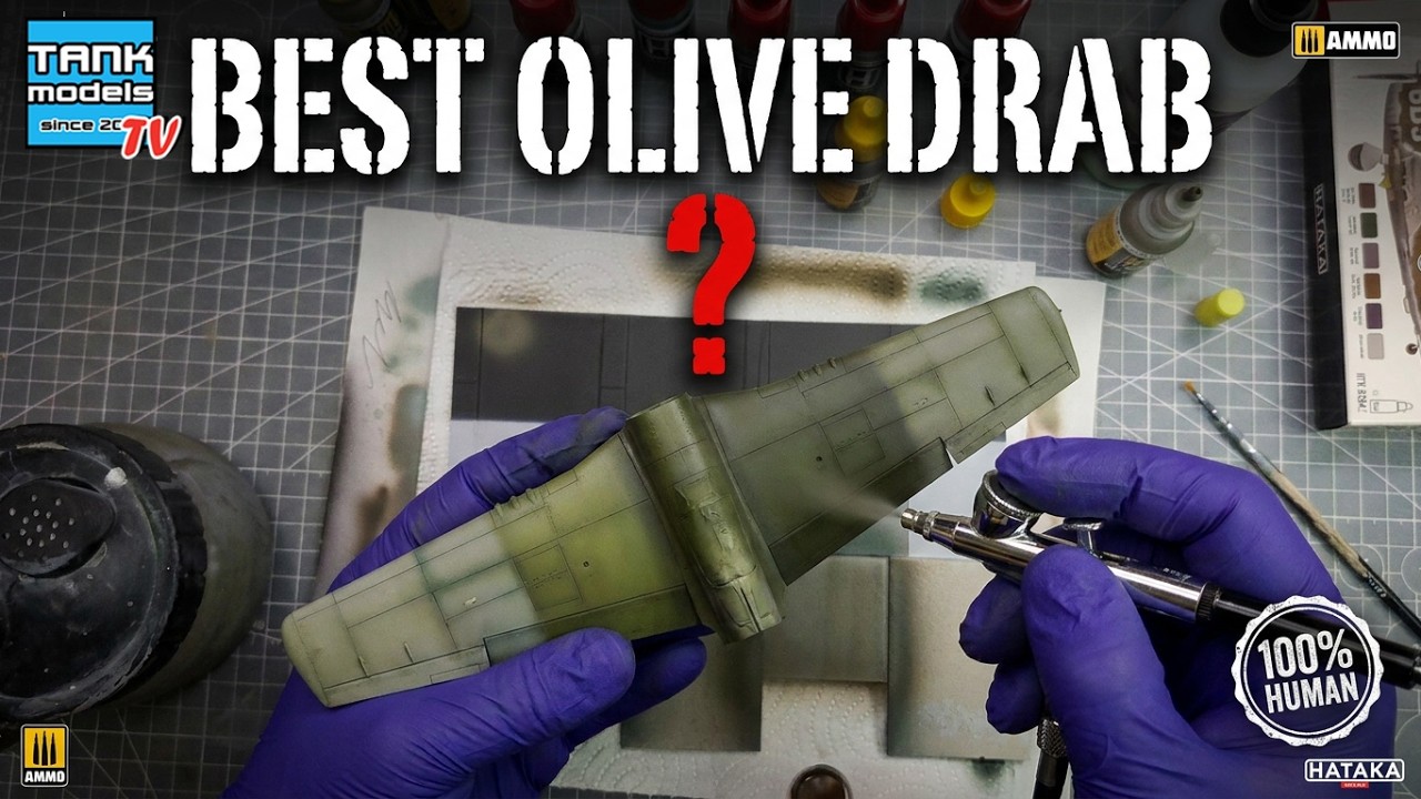 Poradnik Modelarski 27 - USAAF Olive Drab - #Ammo vs. #Hataka - Acrylic Paints
