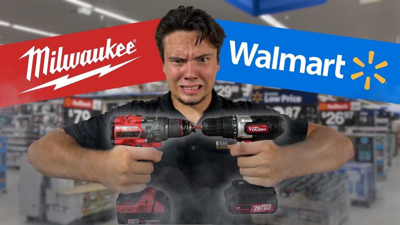 Milwaukee vs. the CHEAPEST Tools from Walmart!