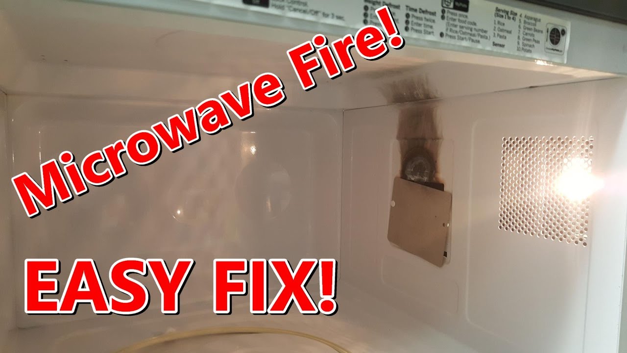 Is your Microwave catching fire or sizzling? Easy Fix!