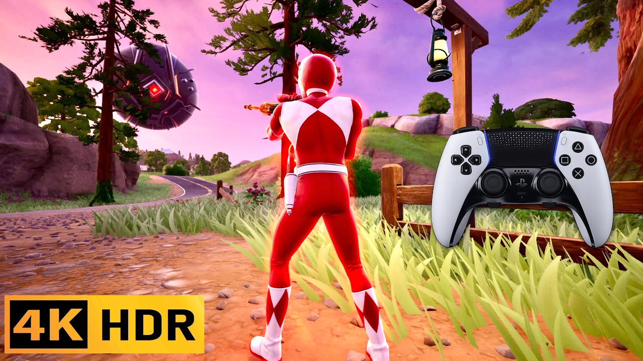 Fortnite (PS5) 4K HDR Gameplay Ranger Rojo (Sin Comentarios)