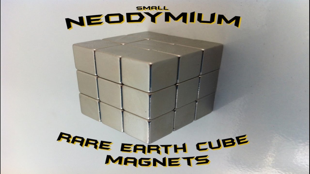 Small Neodymium Rare Earth Square Cube Magnets | Earth Magnets
