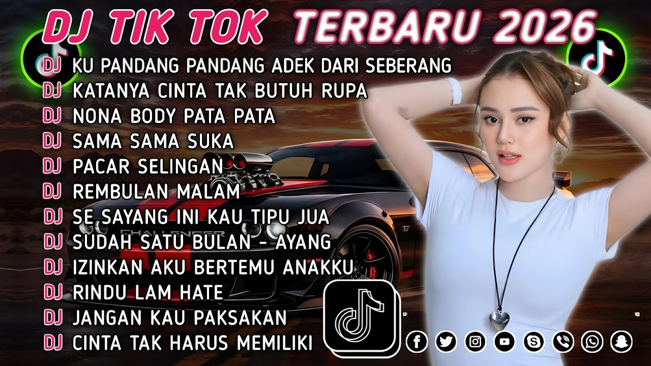 DJ TIKTOK TERBARU 2026 || DJ CINTA DARI SEBERANG 🎵 DJ KATANYA CINTA TAK BUTUH RUPA 🎵 FULL ALBUM❗❗