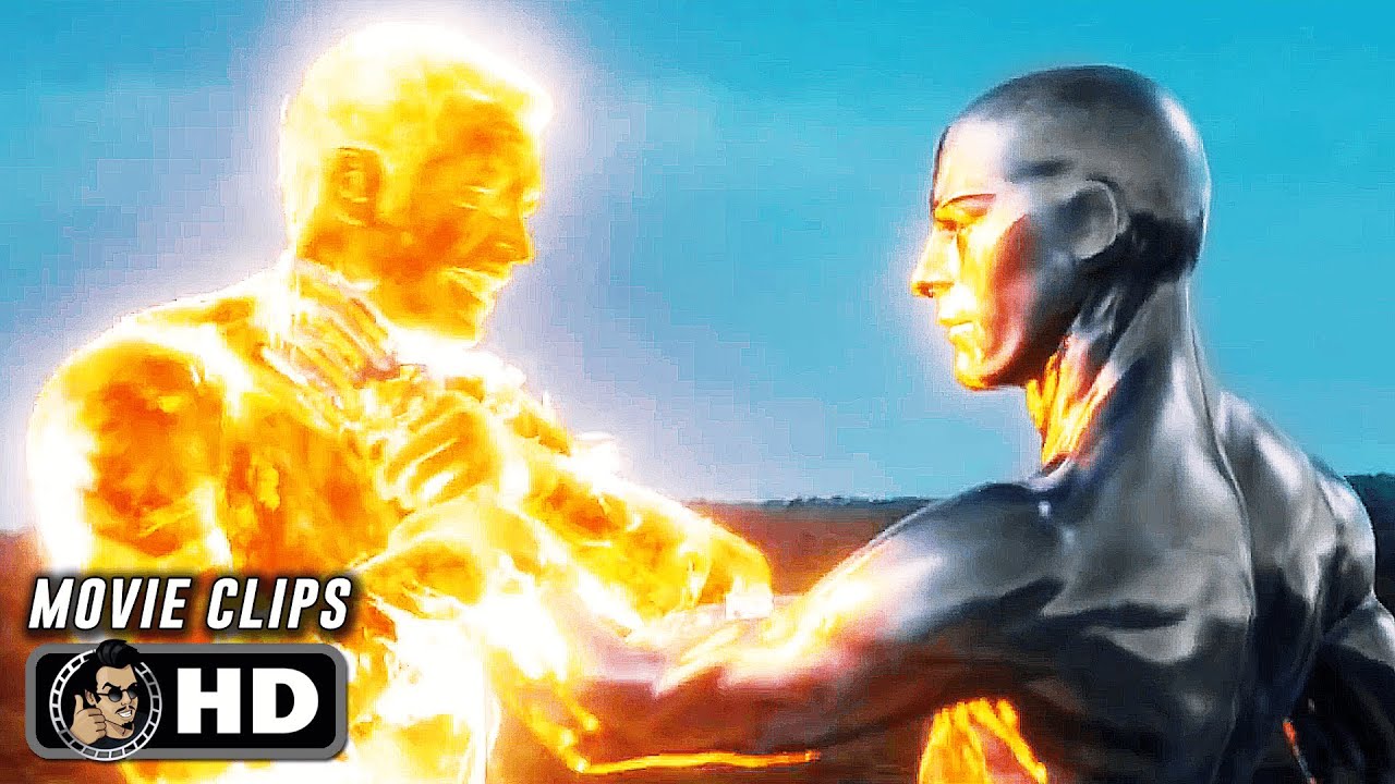FANTASTIC 4: RISE OF THE SILVER SURFER CLIP COMPILATION (2007) Sci-Fi