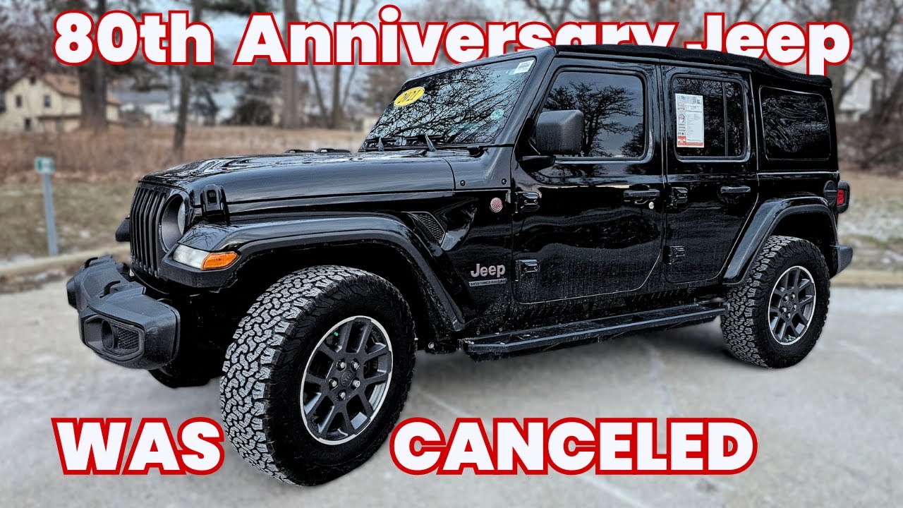 Another Cancelled Jeep Wrangler? | Another Special Edition Jeep - Gone Away
