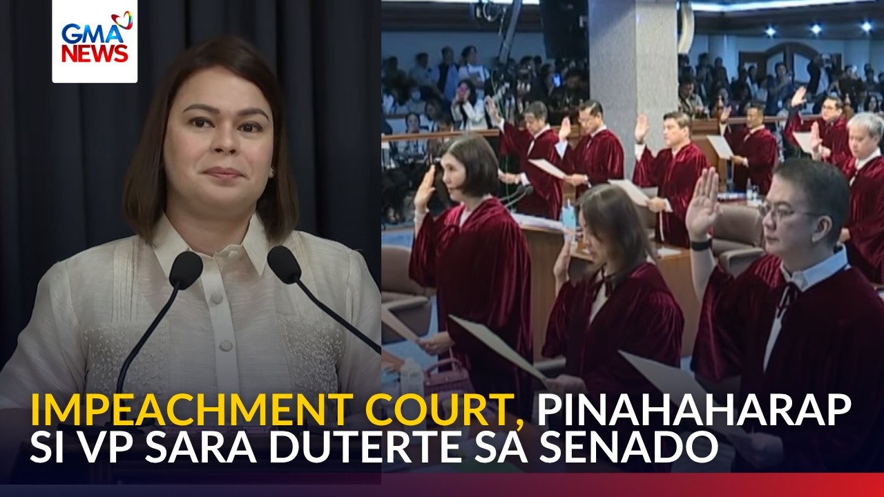 BREAKING NEWS - VP Sara Duterte, ipinag-utos na ipatawag ng impeachment court | GMA News