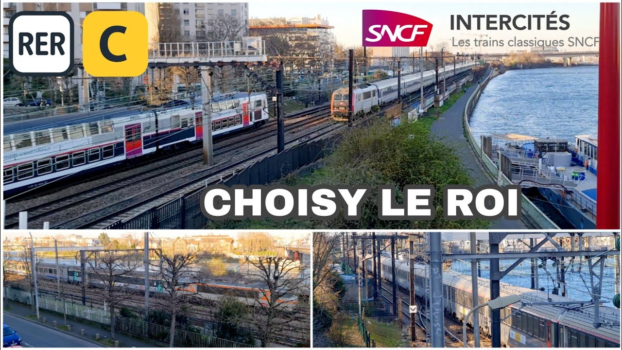 🇨🇵 Paris Trains : RER C,Intercites Train, Choisy le roi of Euro Express