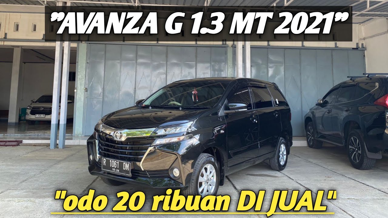 TOYOTA AVANZA G 1.3 MT 2021 HITAM DI JUAL