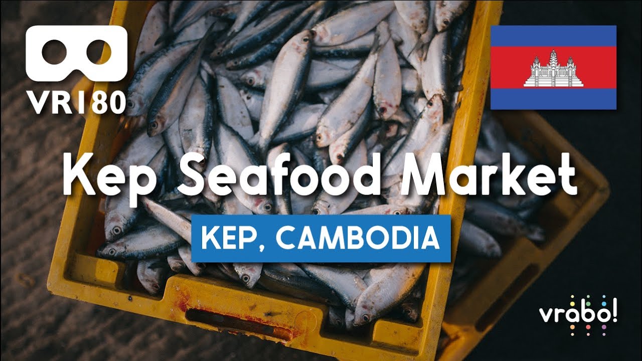[VR180/5K] Kep Seafood Market (Kep City, Kep Province, Cambodia)