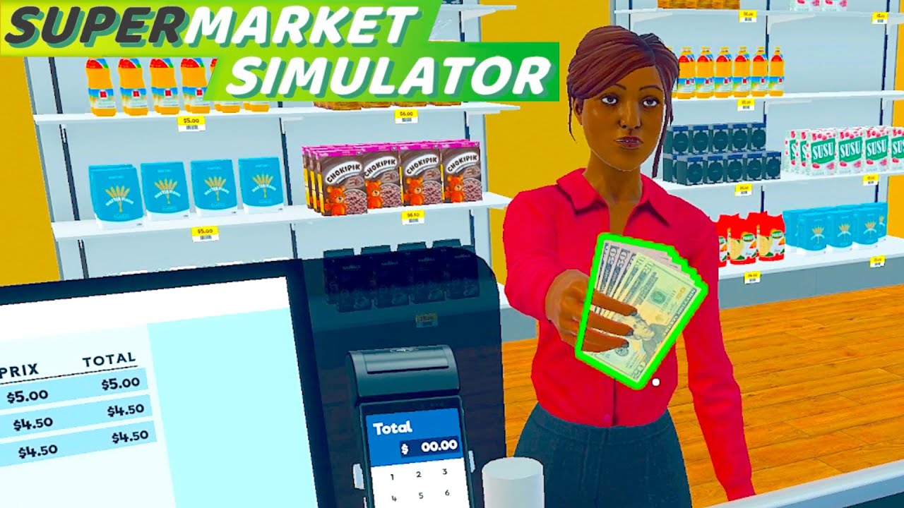 NOUVEAUX PRODUITS, PLEIN DE CLIENTS ET L'ARGENT RENTRE ! Supermarket Simulator - Scary Captain