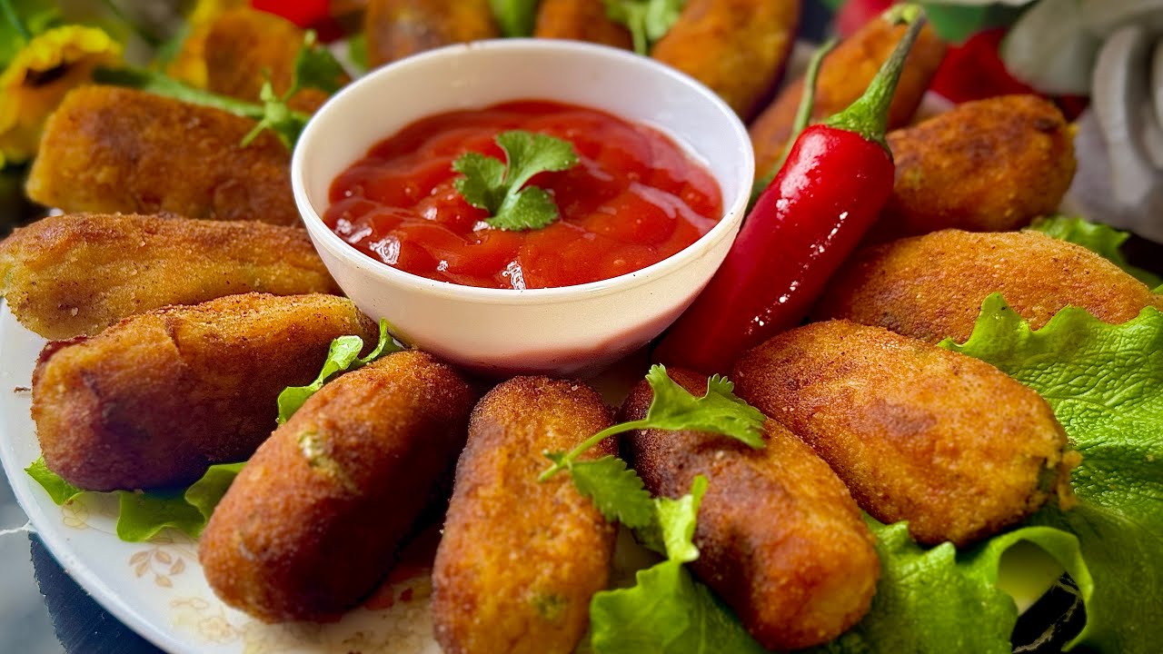 Crispy and tasty Potato Bread Rolls 🥔🍞 Vegetable Bread Rolls snacks in less oil
