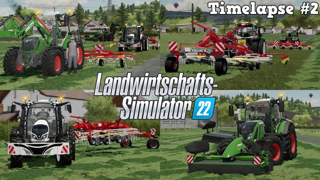 FENDT POWER bei der GRASERNTE mit @TheCamPeRYT! 🌿💪😎🚜💨 MaizePlus für WIESEN? 🤔 | [LS22] - Timelapse #2