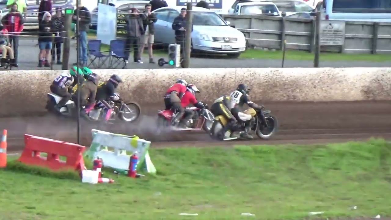 Rosebank Speedway 2024 May 12  Remembrance Day - Classic Sidecars