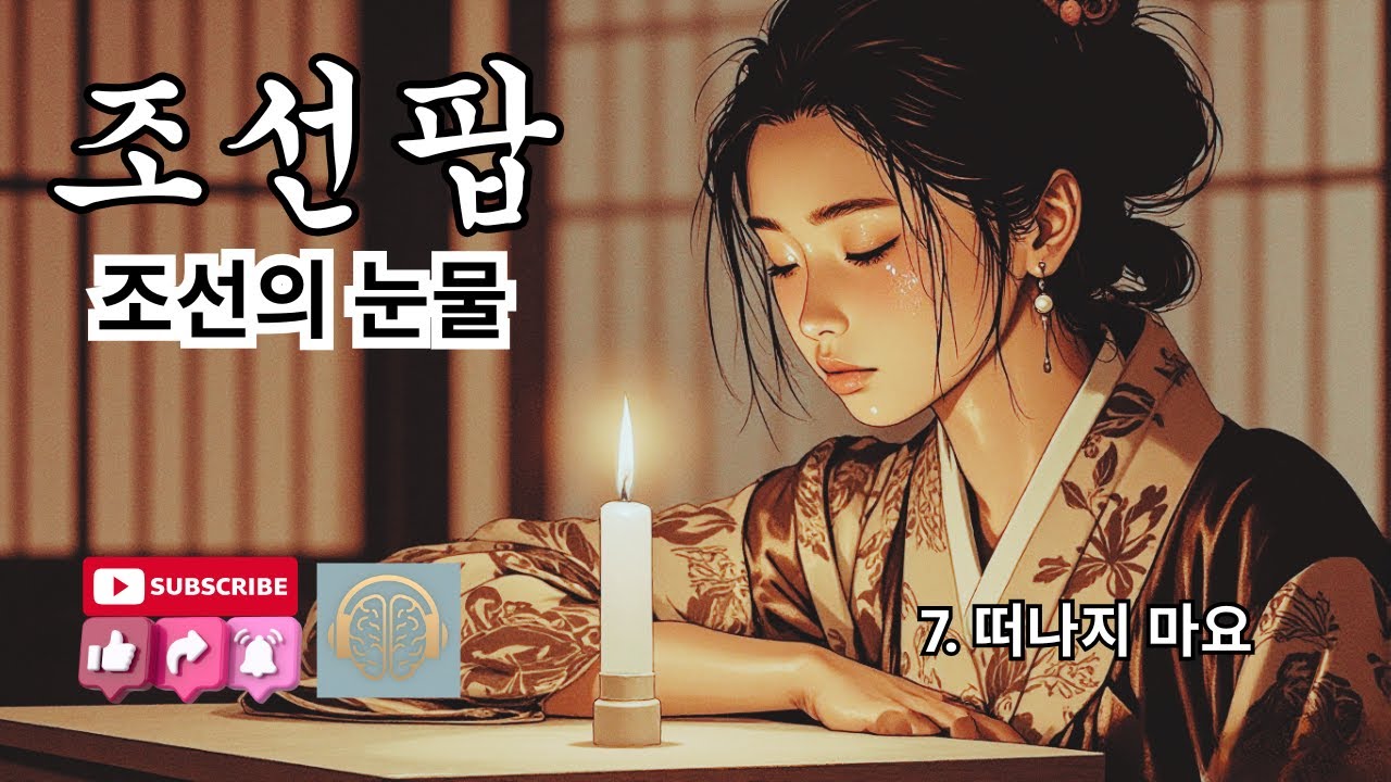 조선의 눈물   7.  떠나지 마요  - 애절한 조선팝 – 퓨전국악 -  한국의 울림 -  한국의 마음. 👇 재생목록 💖🌸🎶 #조선팝 #퓨전국악 #퓨전음악📌