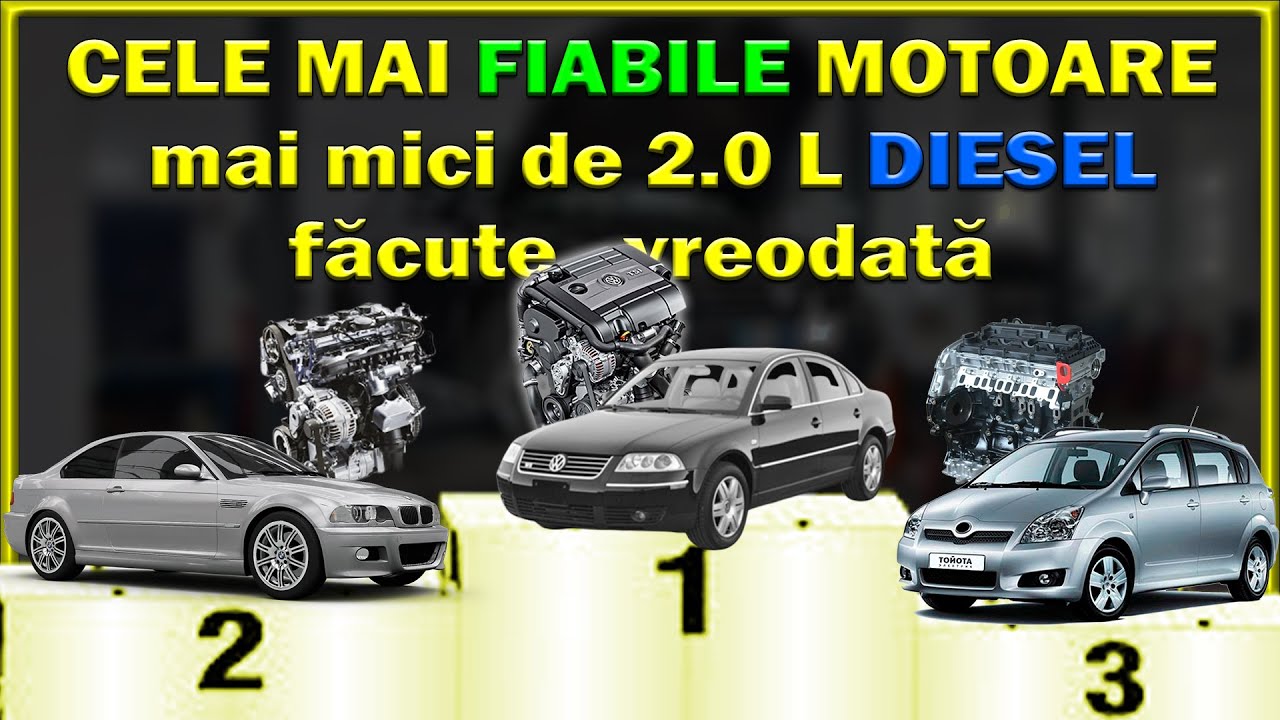 Cele mai bune motoare DIESEL mai mici de 2.0 L
