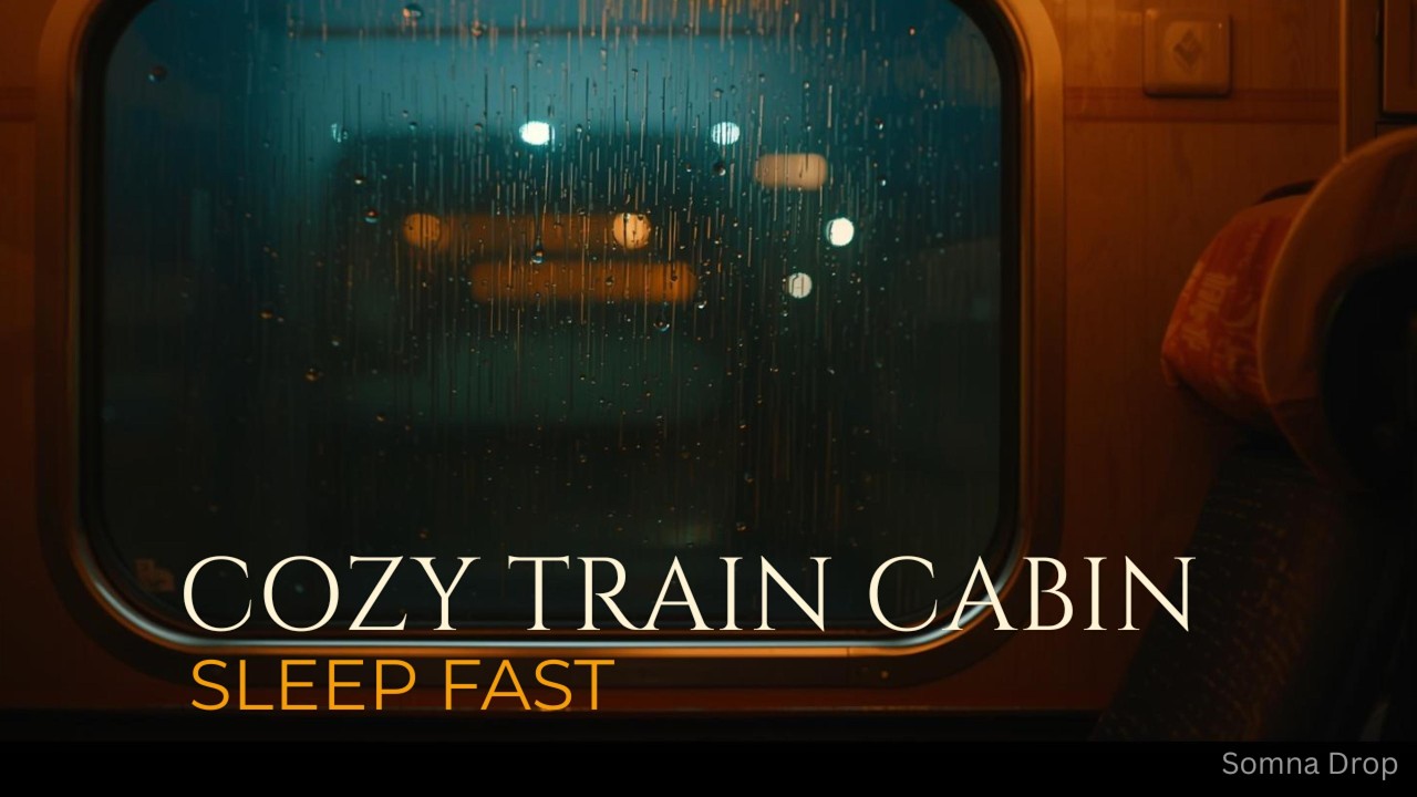 Rainy Train Journey EP 8 | Cozy Train Cabin Rain for Deep Sleep (No Talking)