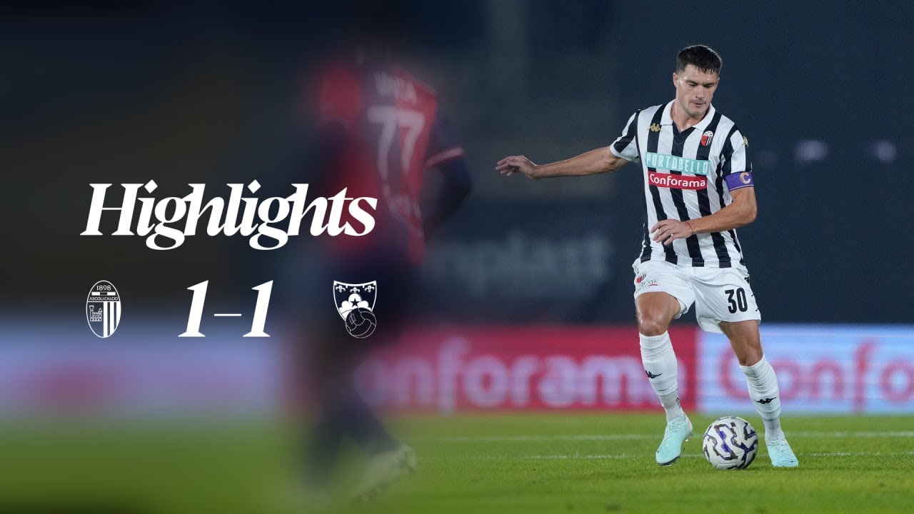 Highlights Ascoli-Gubbio 1-1