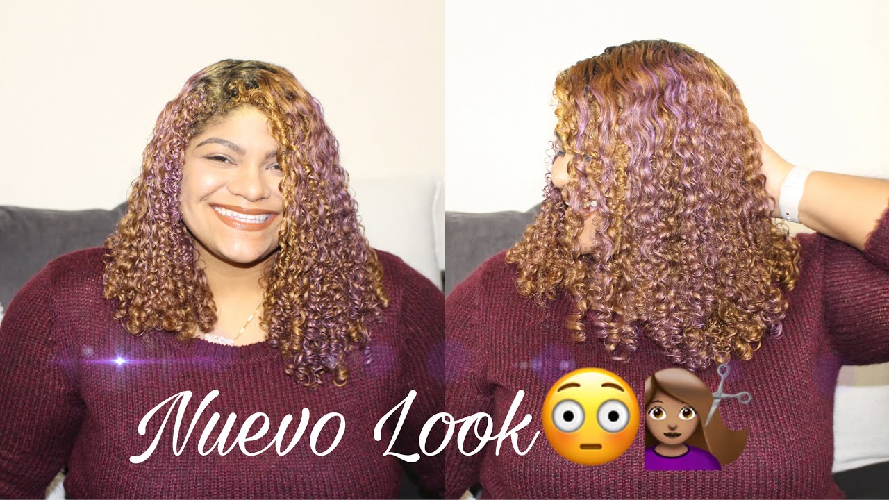 Gold hair paint wax on natural hair | Cera Dorada en pelo\cabello rizado o natural (2020)