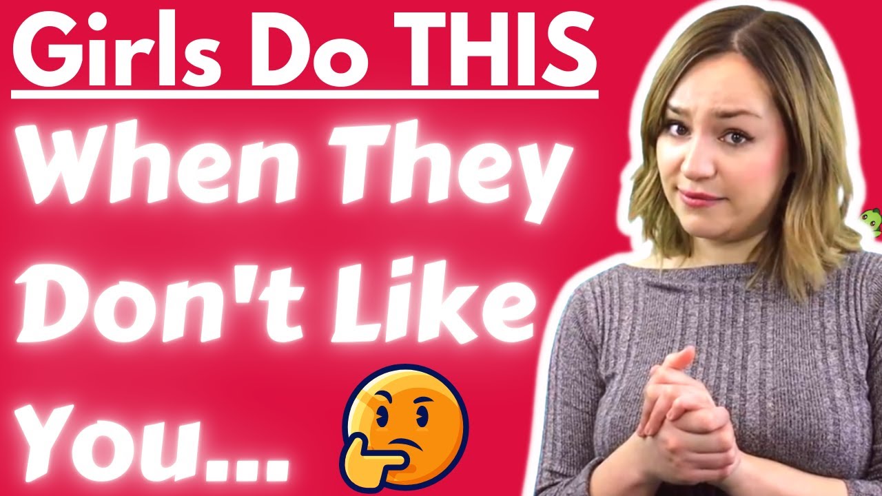 Girls Do THIS When They Don’t Like A Guy Romantically - Signs A Woman Doesn't Want You