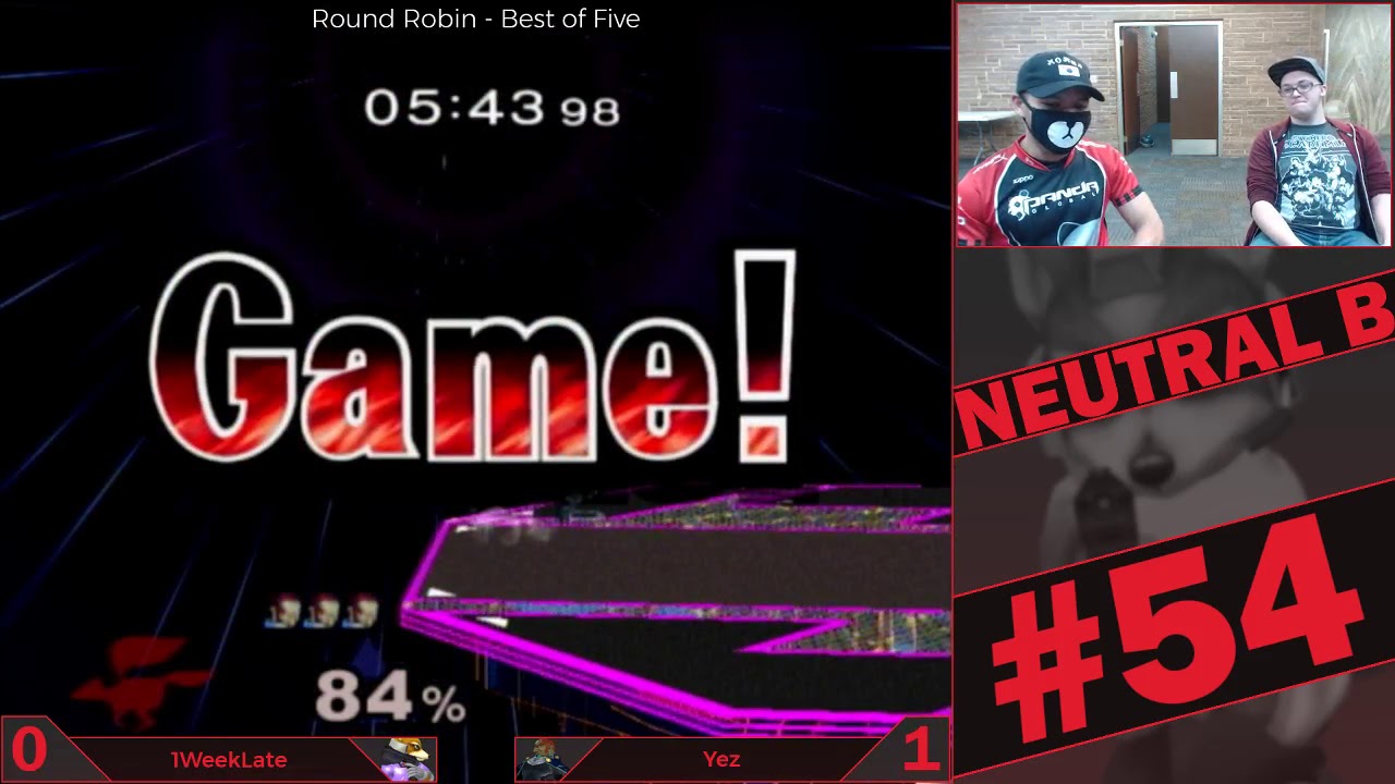 Neutral B #54 Melee - 1WeekLate (Fox) vs. Yez (Ganondorf) - RR