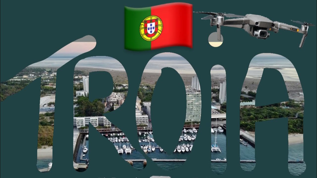 Peninsula de Troia, Portugal: Vista Aérea com Drone 4K