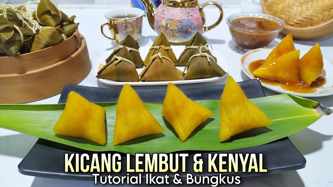 Cara Membuat Kicang/Kicung Yang Lembut dan Kenyal Plus Tutorial Cara  Membentuk dan Ikat Kicang