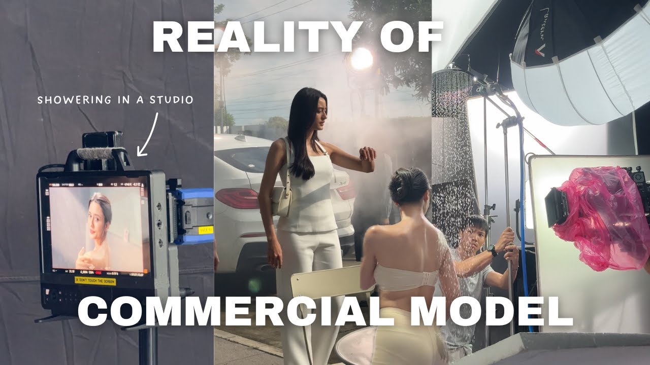 what it's really like being a COMMERCIAL MODEL 🎬 | behind the scenes, real talk, and set life