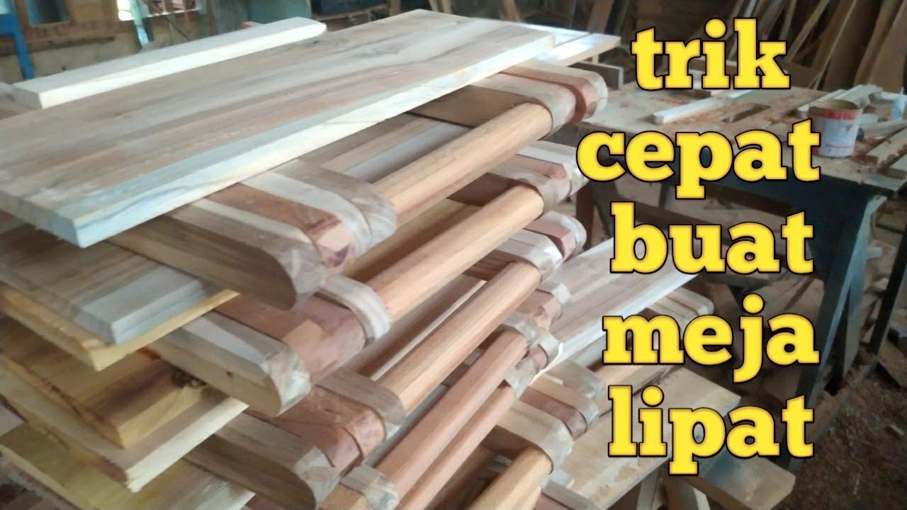 Tutorial lengkap membuat meja lipat||pak dewa||Tukang kayu