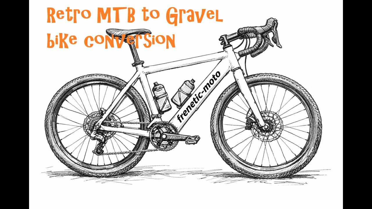 Retro MTB to Gravel bike conversion