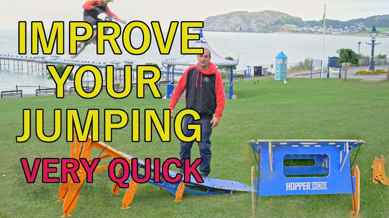 LEARN OR IMPROVE YOUR JUMPING WITH THE MTB HOPPER COACH RAMP | MTB HOPPER COACH RAMP SENDS