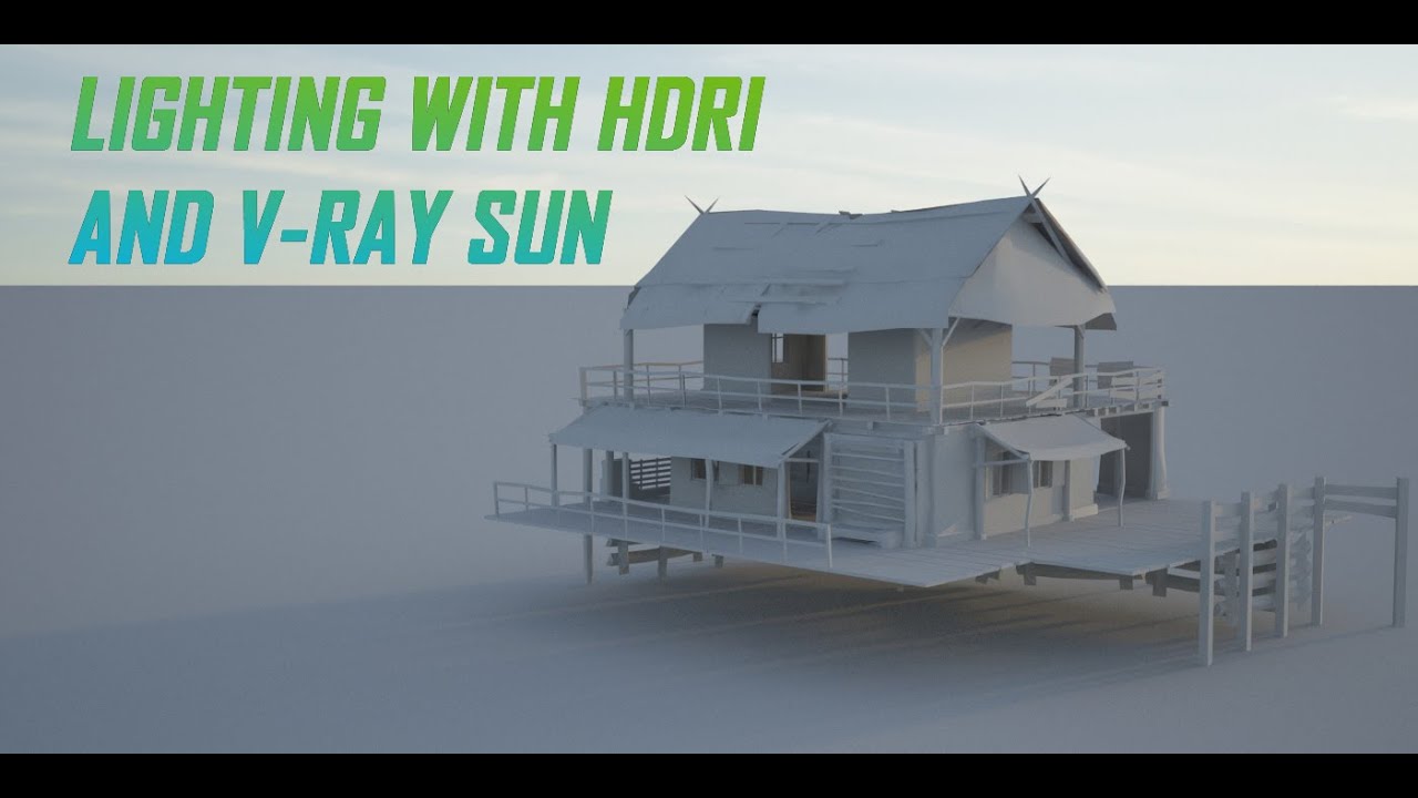 Lighting with HDRI and V-Ray Sun