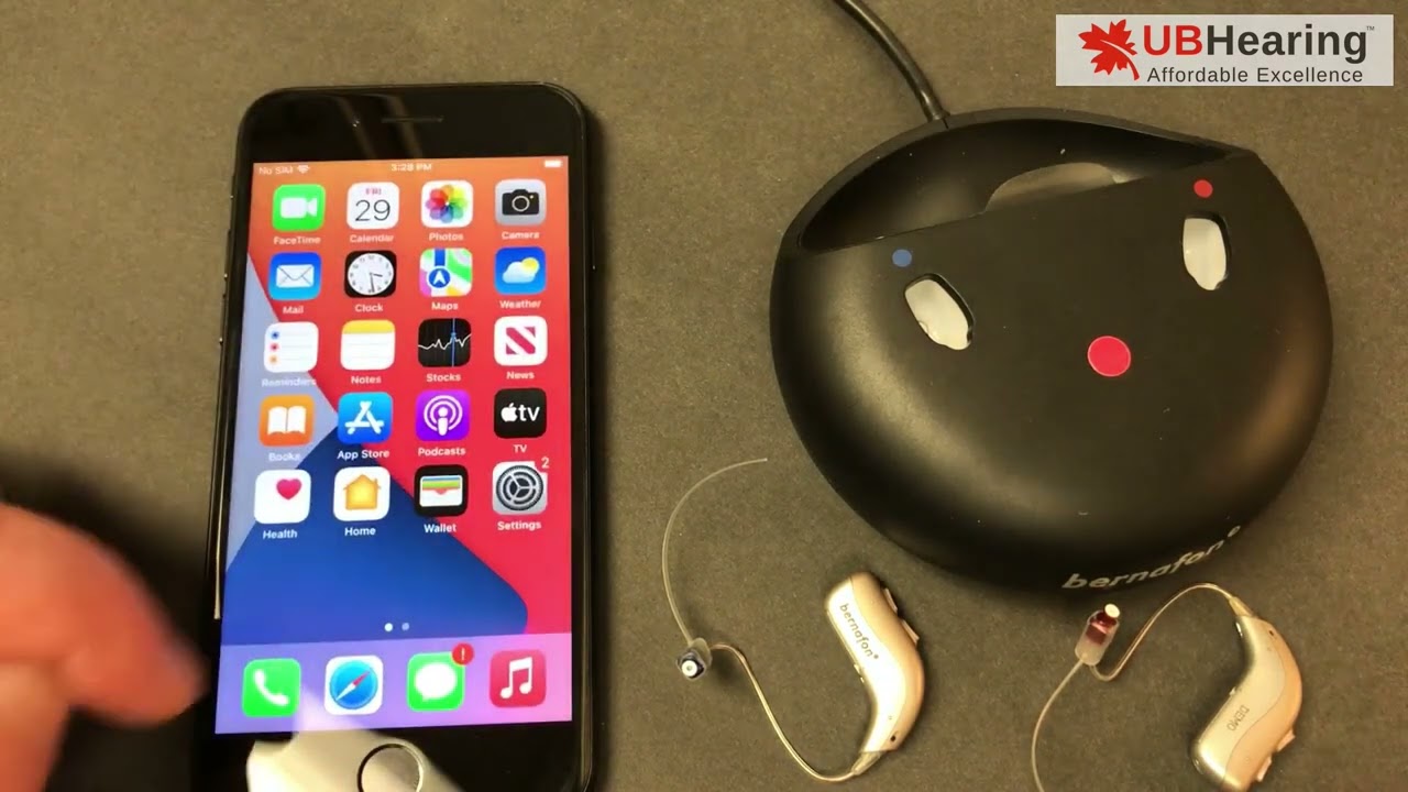 Connecting Bernafon App to Hearing Aids on iphone