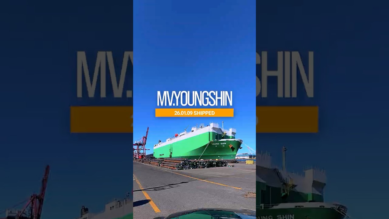 🚢 January 9 – Korean Used Cars Have Been Shipped 🚢