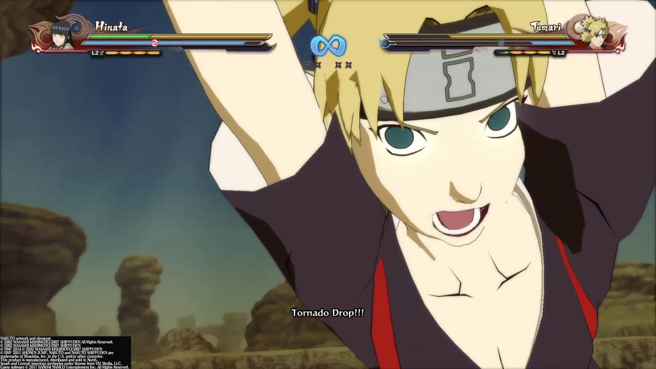 Hinata vs Temari