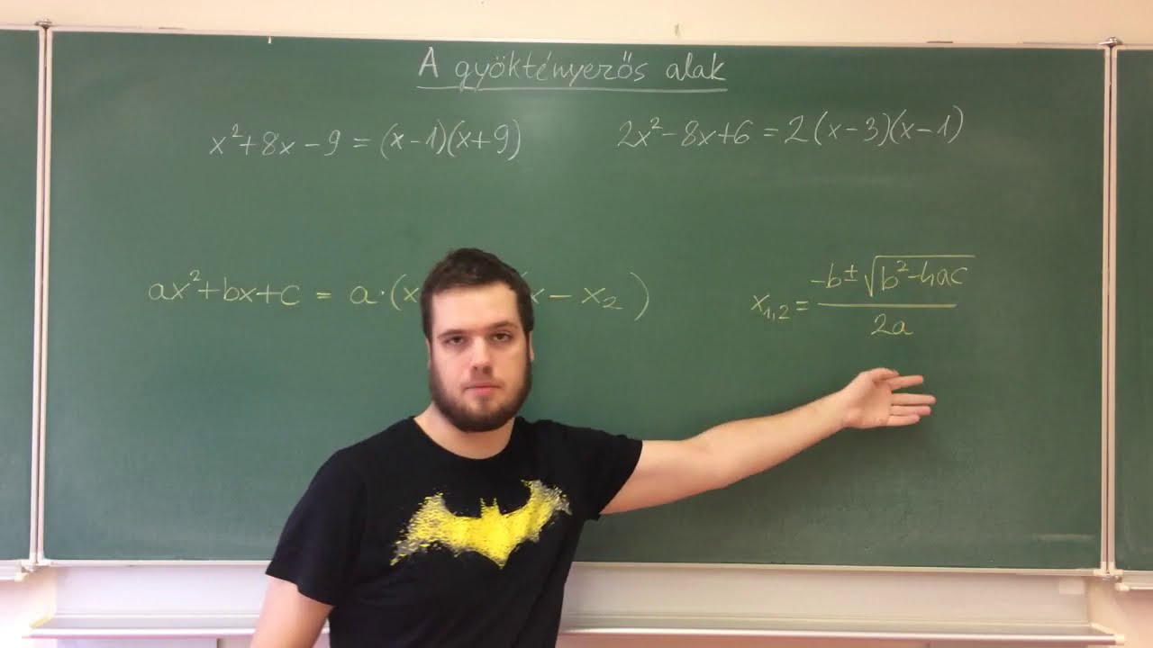 A gyöktényezős alak