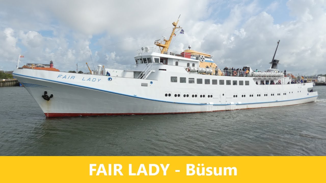 Ablegemanöver MS FAIR LADY in Büsum