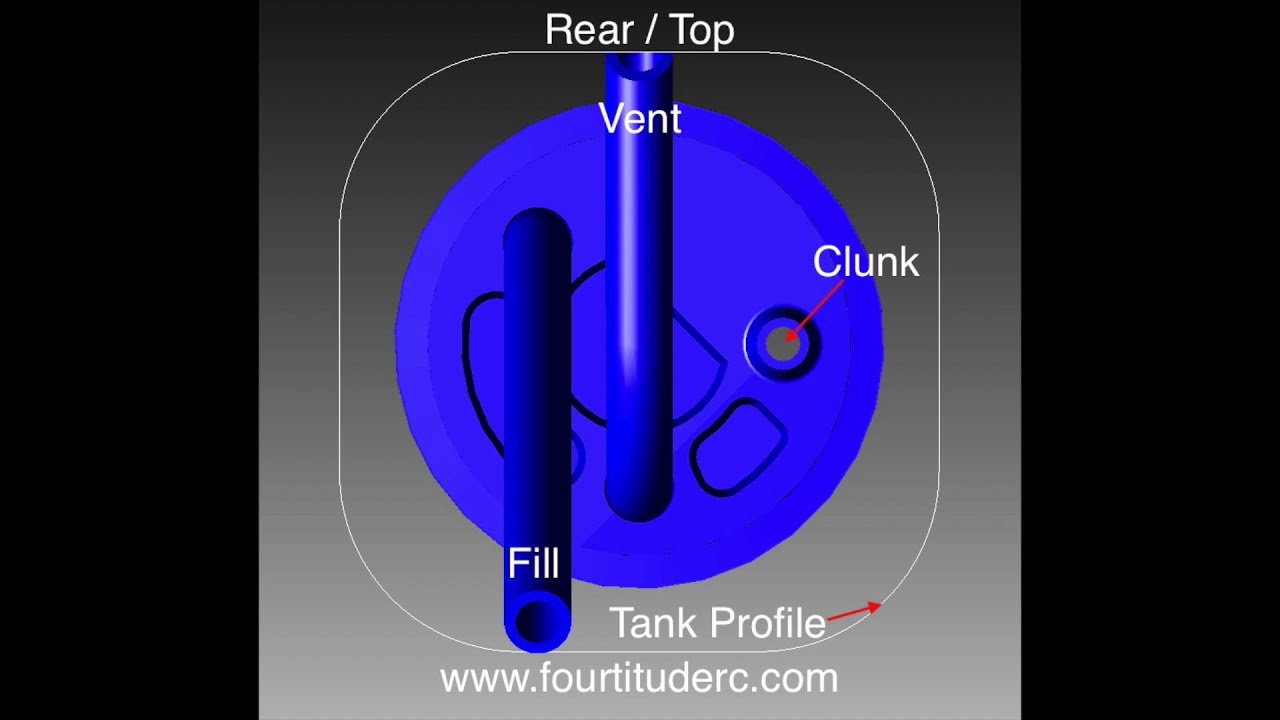 Fourtitude Shop Series Vol 1 Fuel and Smoke Tank Assembly