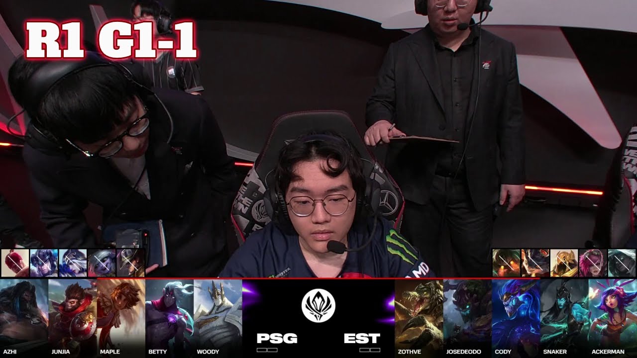 PSG vs EST - Game 1 | Round 1 LoL MSI 2024 Play-In Stage | PSG Talon vs Estral Esports G1 full game