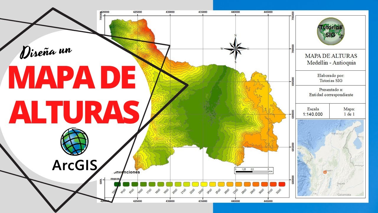 📝Diseña un Mapa de Alturas - ArcGIS🌄