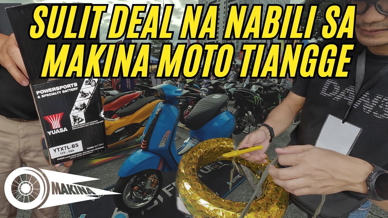 Makina Moto Tiangge 2026 Vlog | Vespa Upgrades, Yuasa Battery & Kenda Tires