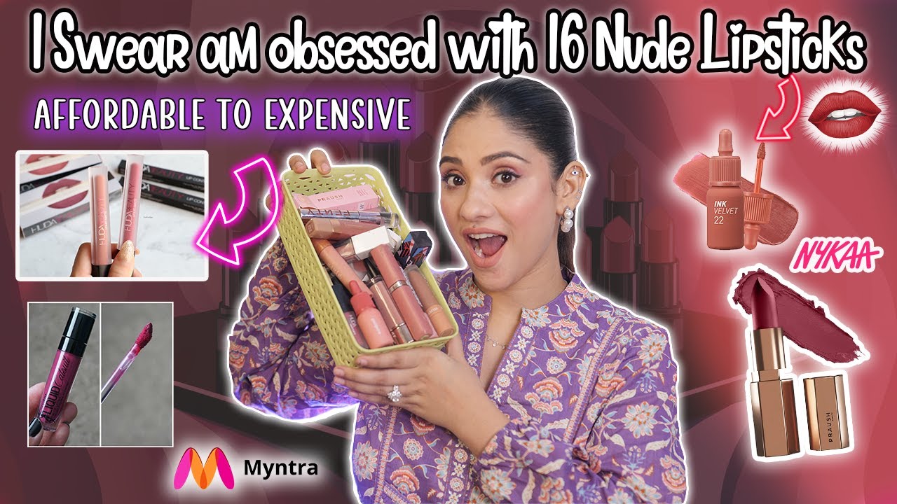 I Swear Am Obsessed With these 16 Nude lipstick || must have every brown girl 👧