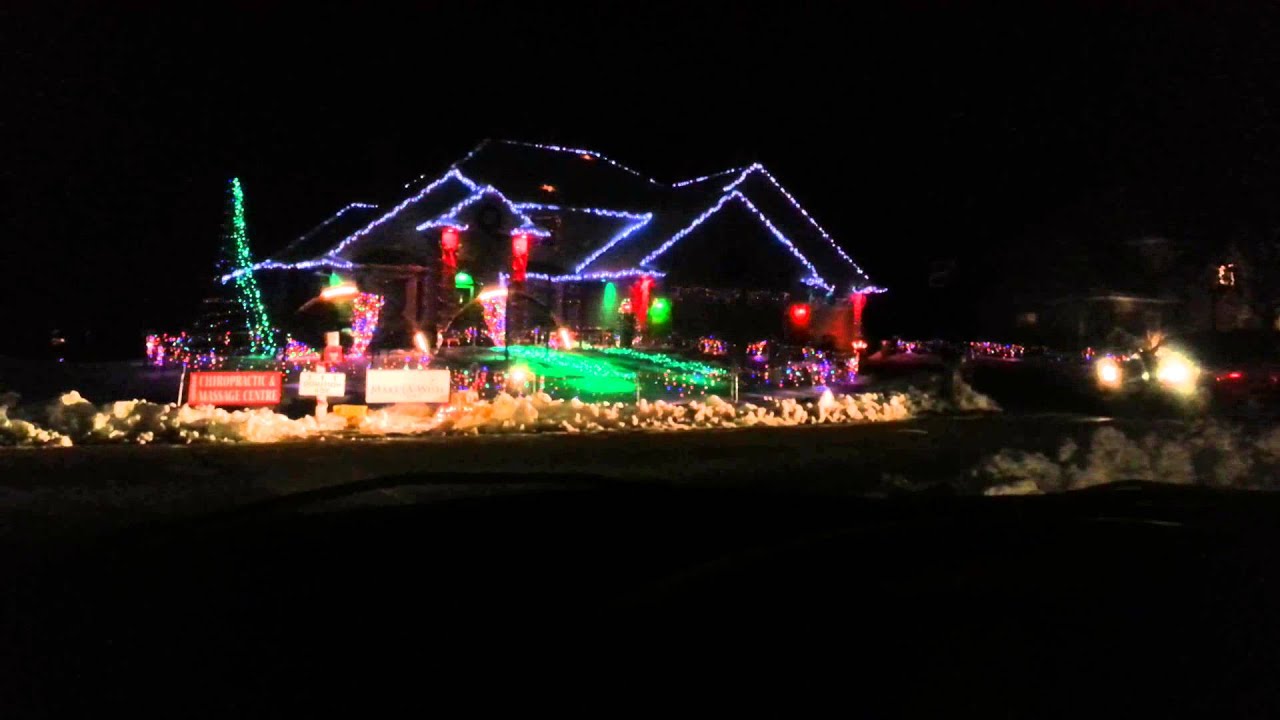 Darboy, WI Christmas lights display.